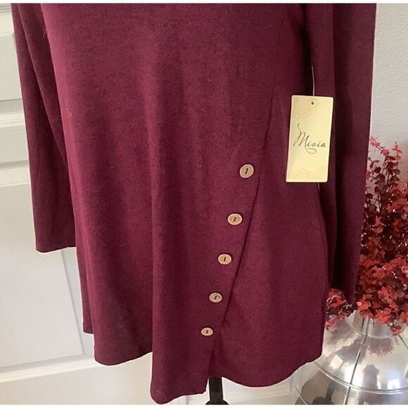 MISIA  Long-Sleeve Top  M NWT - Picture 2 of 4